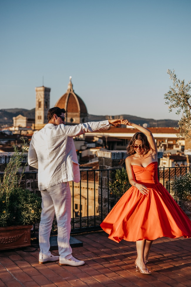 terrace proposal in Florence