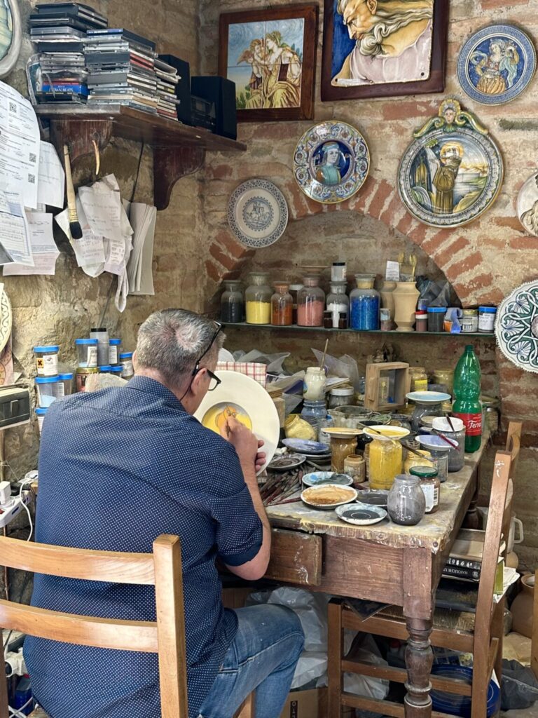 Hand-crafted ceramics in Italy