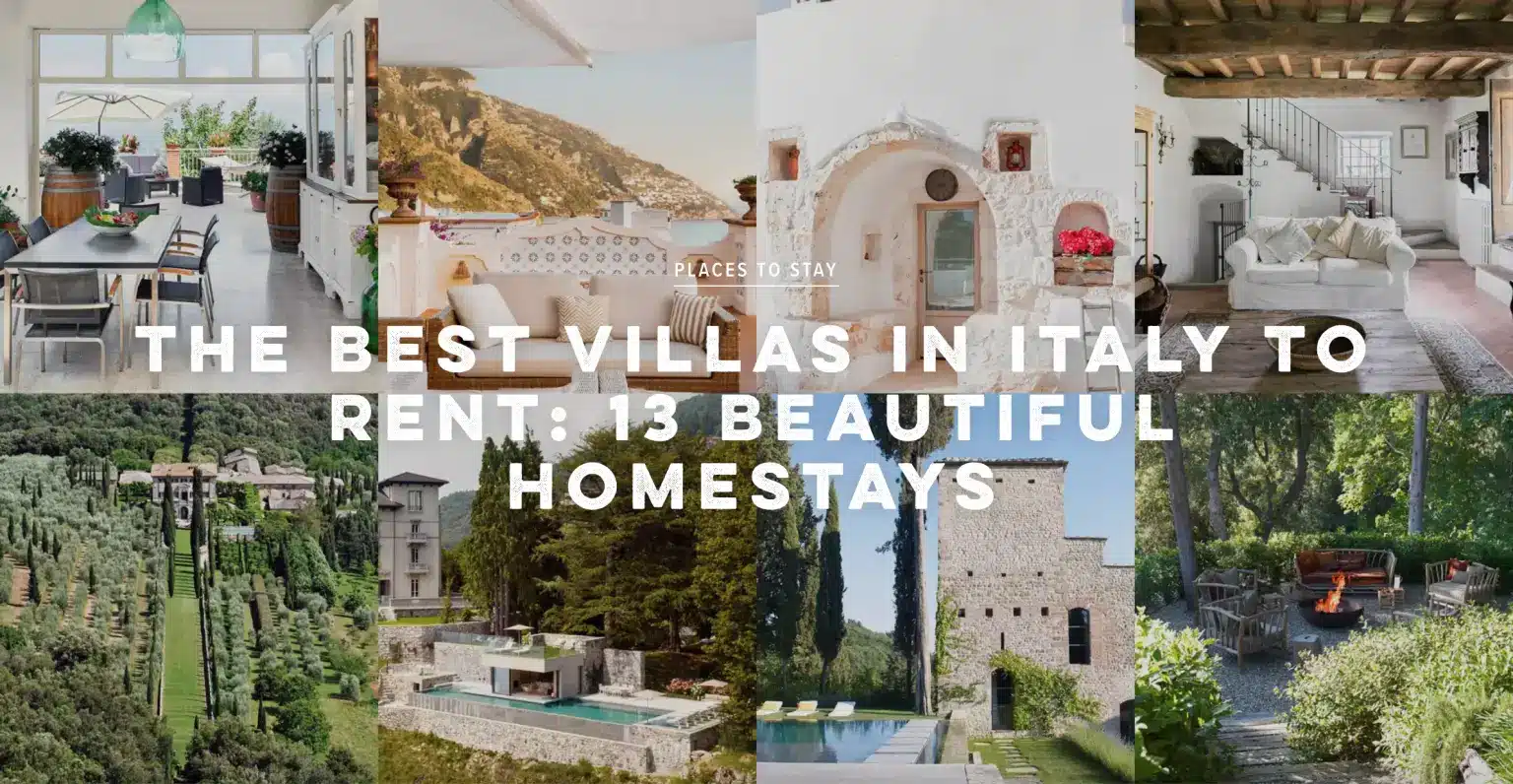 Villa rentals in Italy