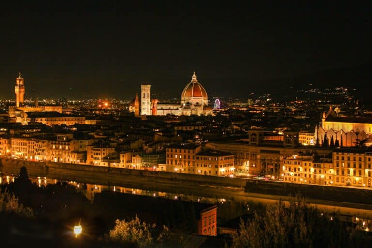 Florence at night