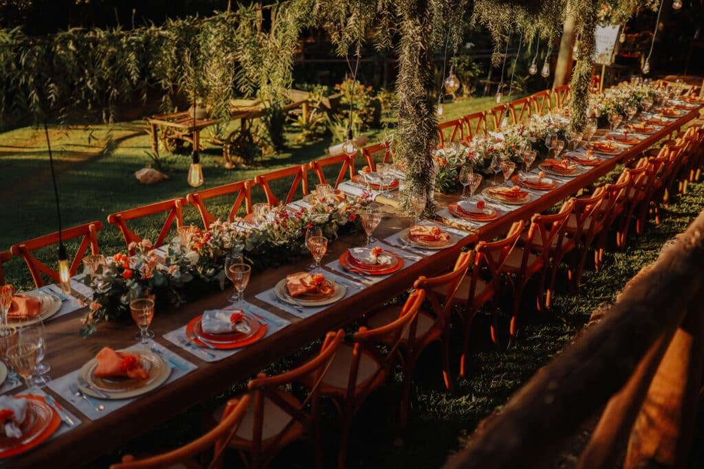 Lunch in italian countryside